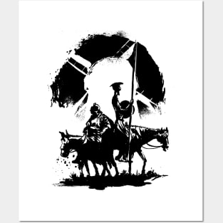 Don Quixote and Sancho Panza Posters and Art